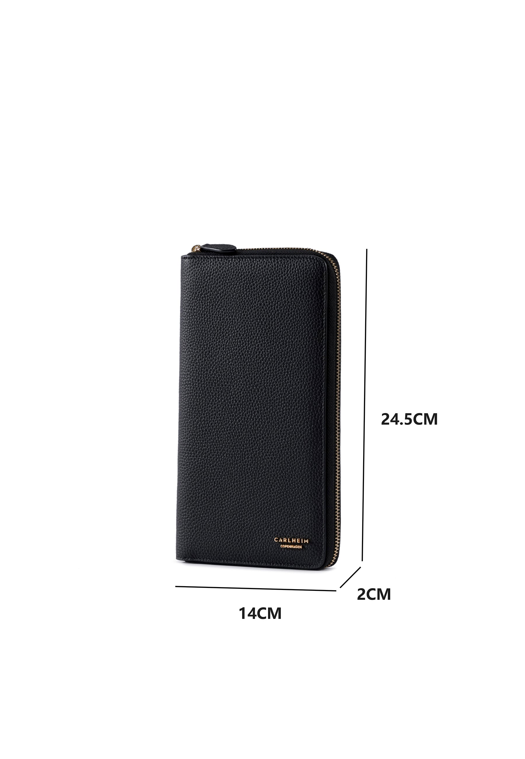 Atlas Genuine Leather Travel Organizer (Black)