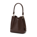 Adaline Genuine Leather Handbag (Brown)