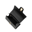 Chloe Genuine Leather Handbag (Black)