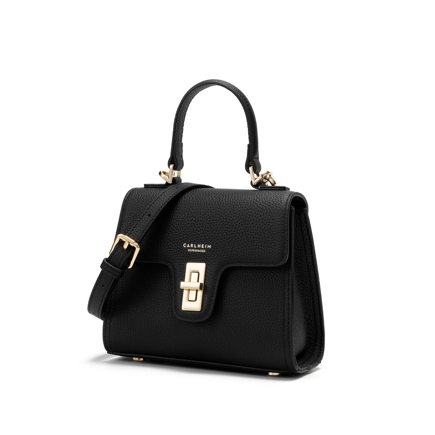 Chloe Genuine Leather Handbag (Black)