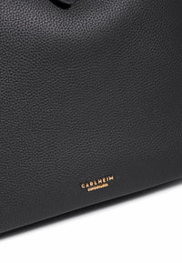 Ellie Genuine Leather Handbag (Black)