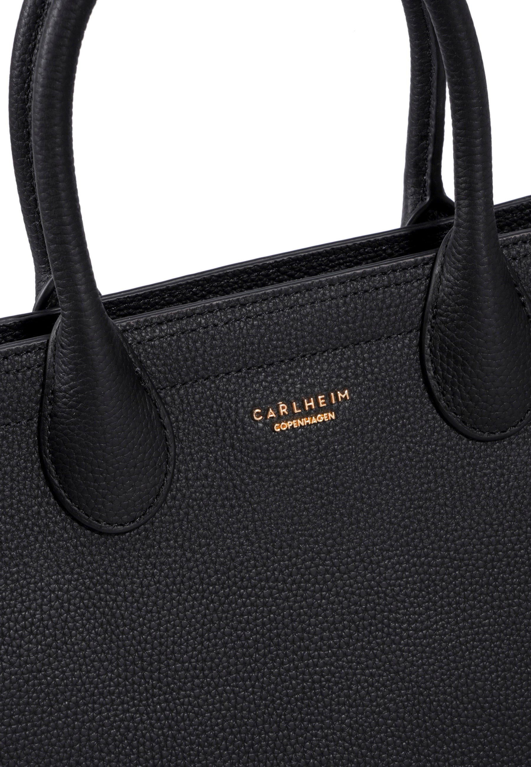 Nora Genuine Leather Handbag (Black)