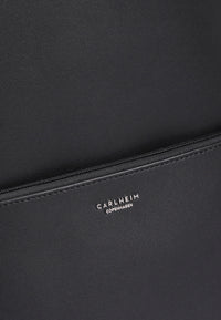 Louvre Genuine Leather Backpack (Black)