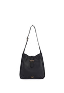 Emily Genuine Leather Handbag (Black)