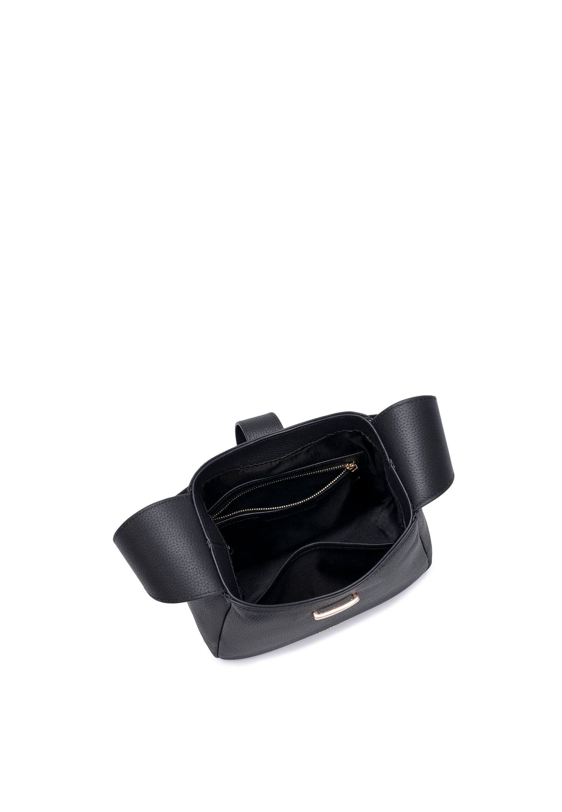 Emily Genuine Leather Handbag (Black)