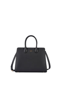 Nora Genuine Leather Handbag (Black)