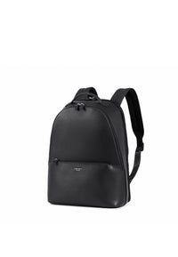 Louvre Genuine Leather Backpack (Black)