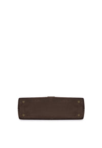Eliana Suede Handbag (Brown)