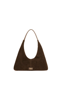 Eliana Suede Handbag (Brown)
