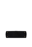 Eliana Suede Handbag (Black)