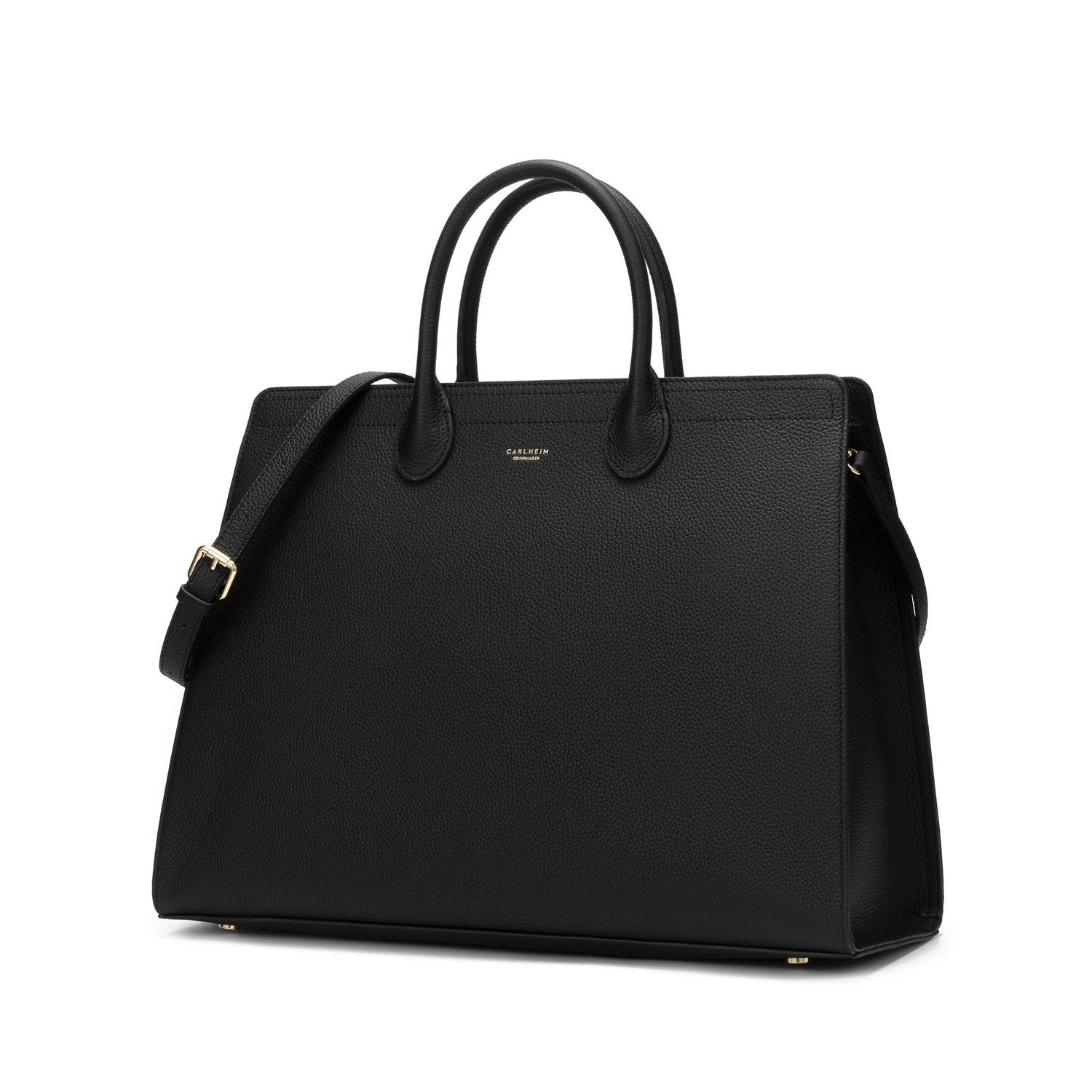 Elise Genuine Leather Handbag (Black)