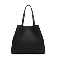 Evelyn Genuine Leather Handbag (Black)
