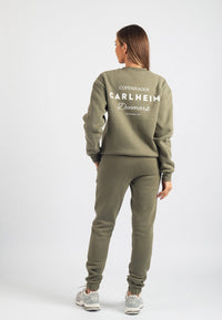 Harper Branded Sweatshirt (Safari Green)