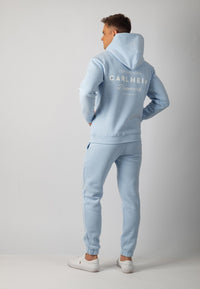 Hudson Branded Hoodie (Ice Blue)