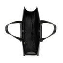 Mary Genuine Leather Handbag (Black)