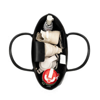 Olivia Genuine Leather Handbag (Black)