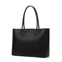 Olivia Genuine Leather Handbag (Black)
