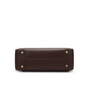 Selena Genuine Leather Handbag (Brown)