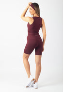 Serenita Shorts 8" (Burgundy)