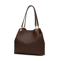 Stella Genuine Leather Handbag (Brown)