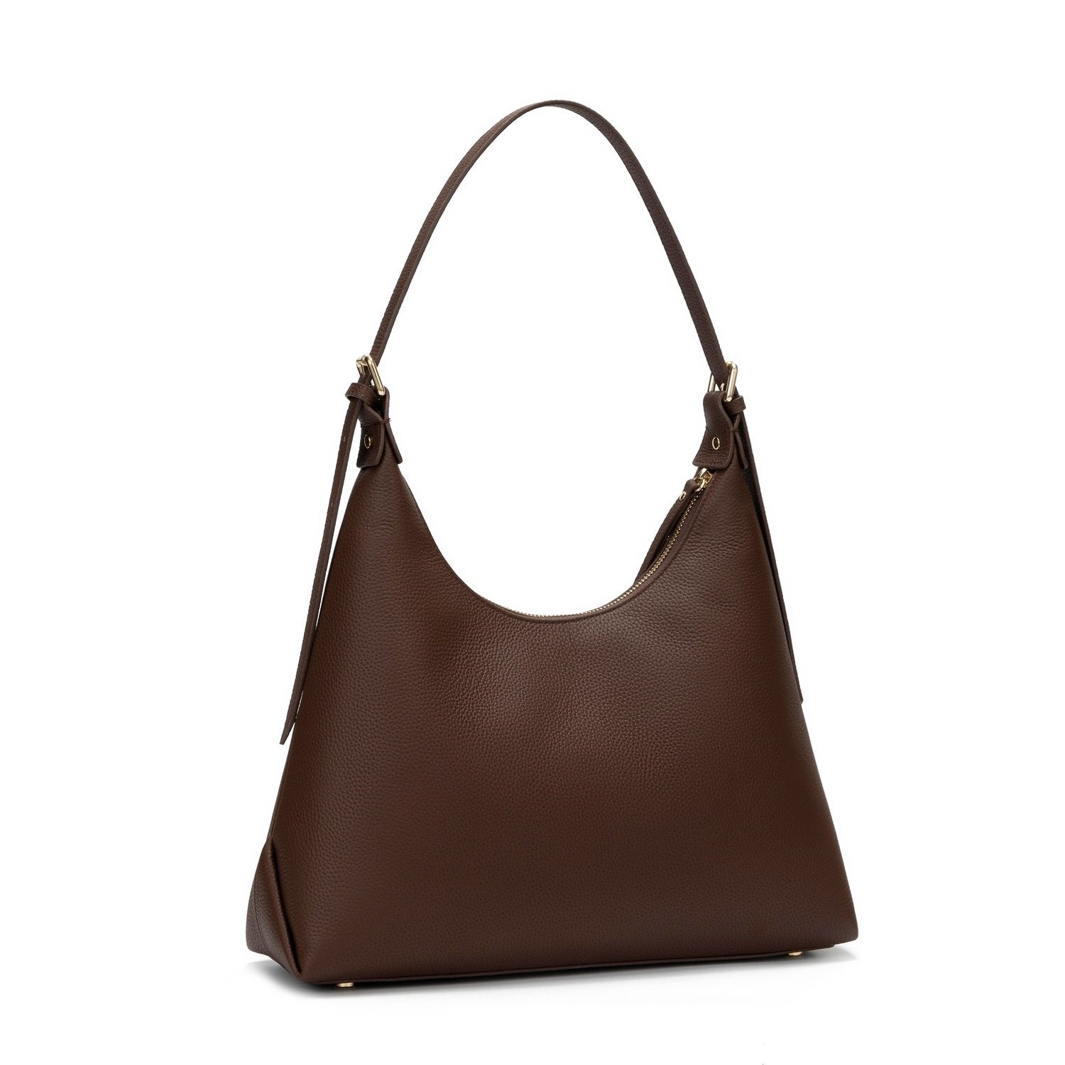 Vera Genuine Leather Handbag (Brown)