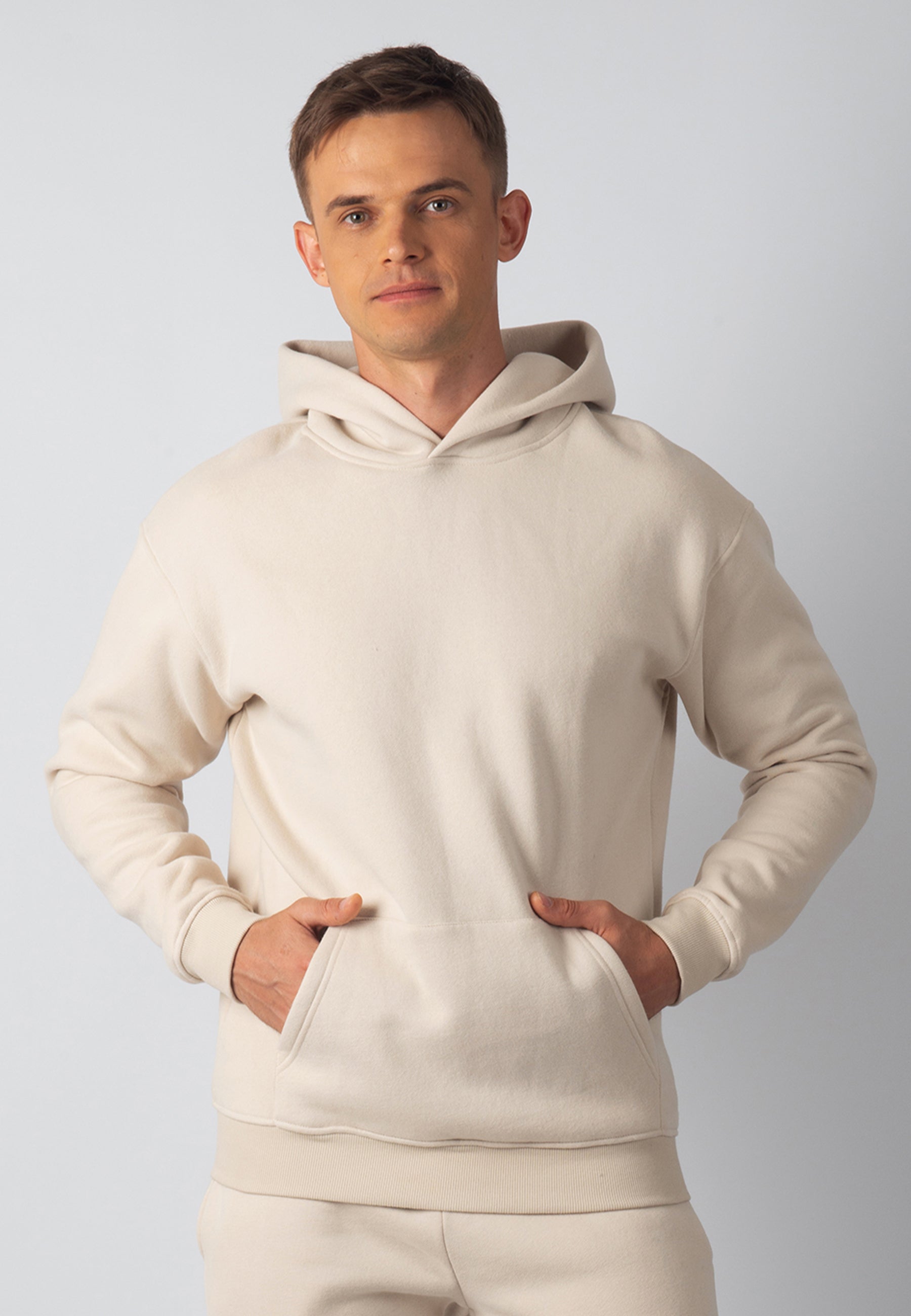 Hudson Branded Hoodie (Beige)