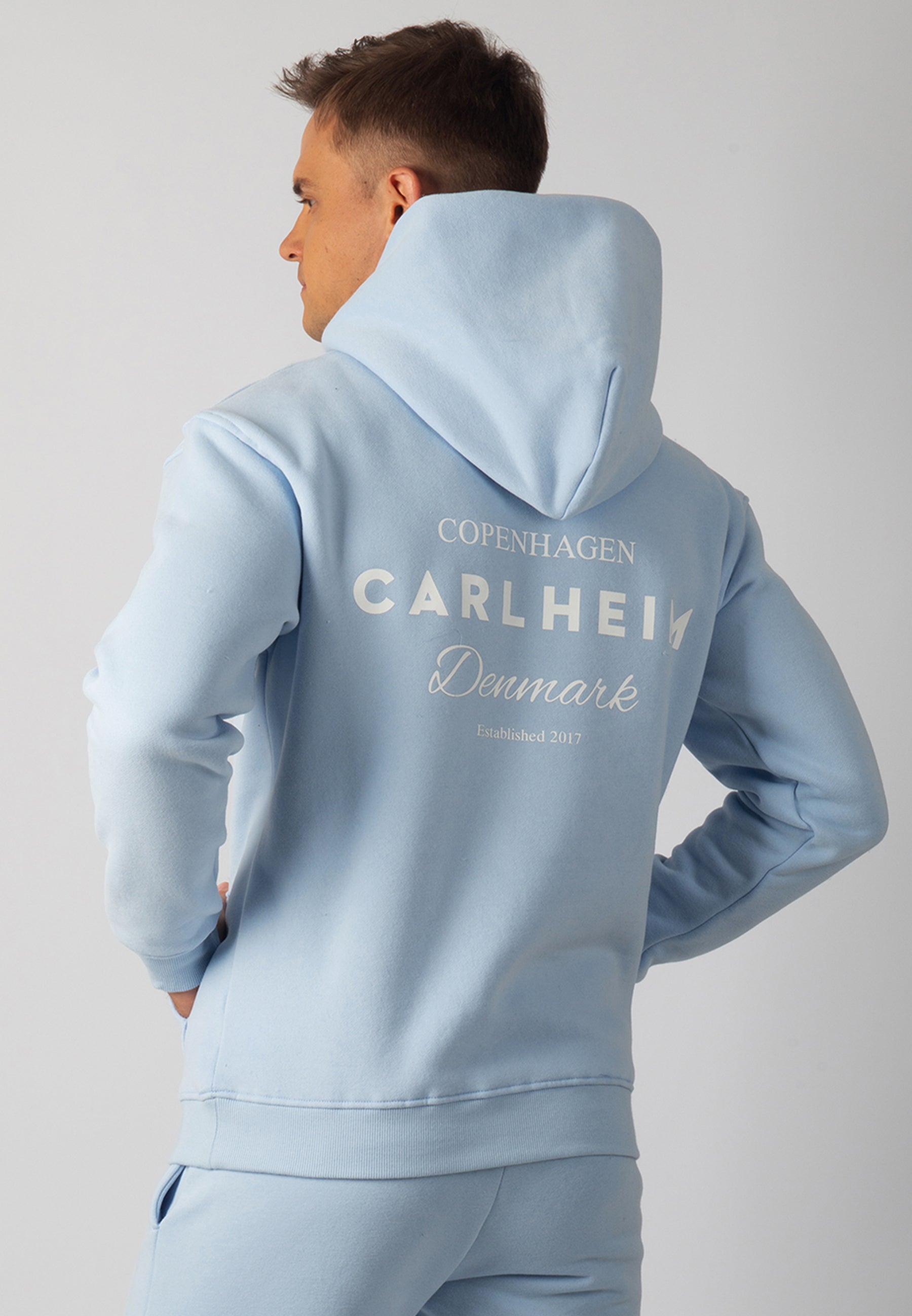 Hudson Branded Hoodie (Ice Blue)