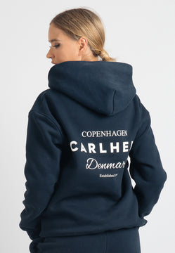 Harper Branded Hoodie (Navy)